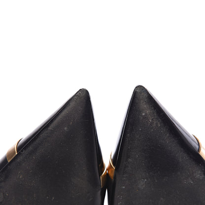 Saint Laurent Nappa Cap Toe Ankle Boots 39 Black 10 of 13