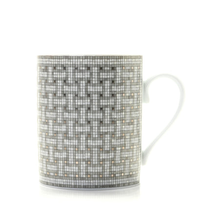 Hermes Porcelain Mosaique au 24 Mug Platinum 1 of 4