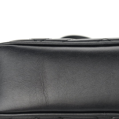 Gucci Calfskin Matelasse Small GG Marmont Chain Shoulder Bag Black 7 of 11