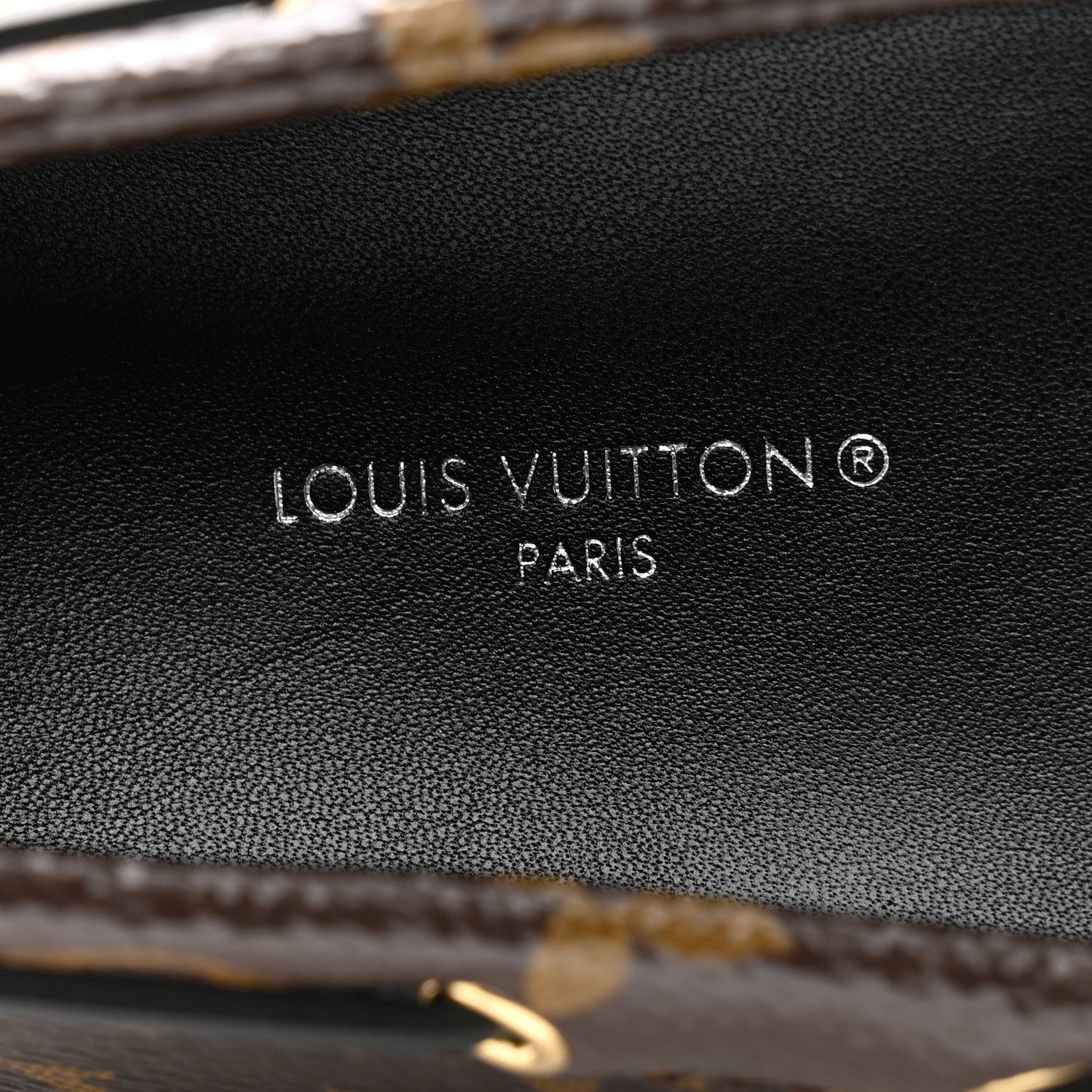 Louis Vuitton Patent Reverse Monogram Gloria Loafers 39 6 of 9