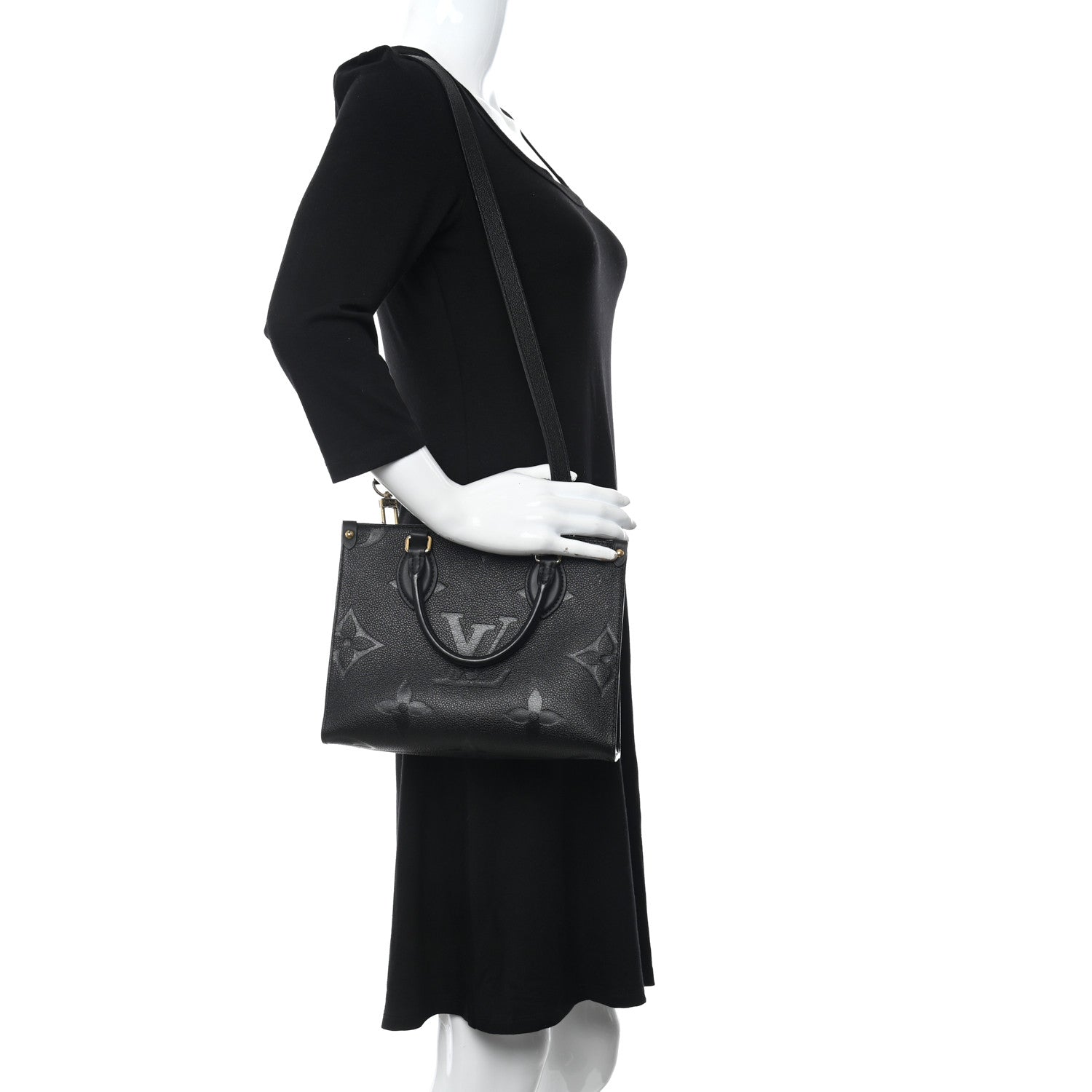 Louis Vuitton Empreinte Monogram Giant Onthego PM Black 3 of 10