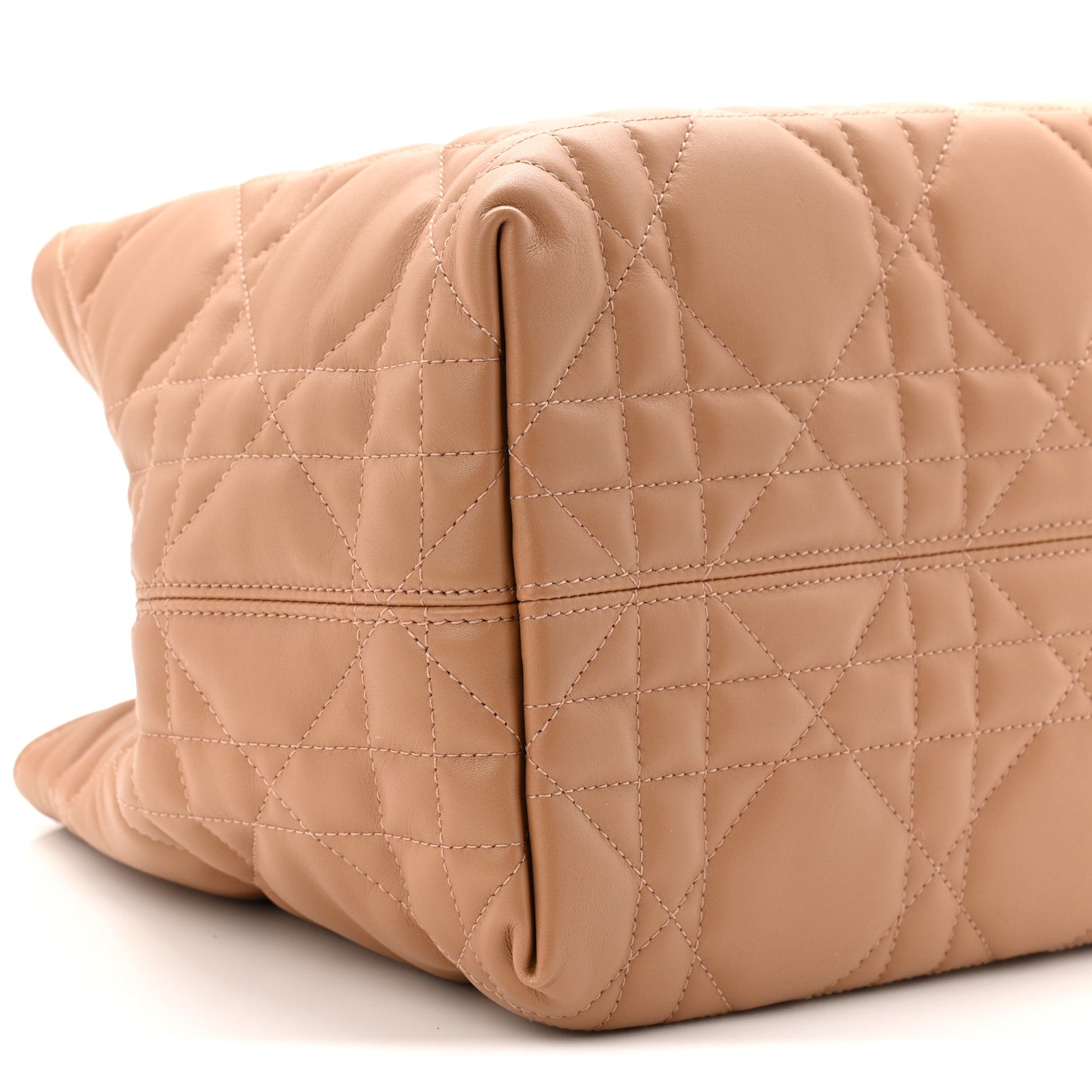 Christian Dior Calfskin Macrocannage Medium Toujours Tan 9 of 10