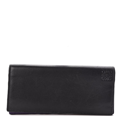 Loewe Calfskin Rainbow Long Horizontal Wallet Black 1 of 6