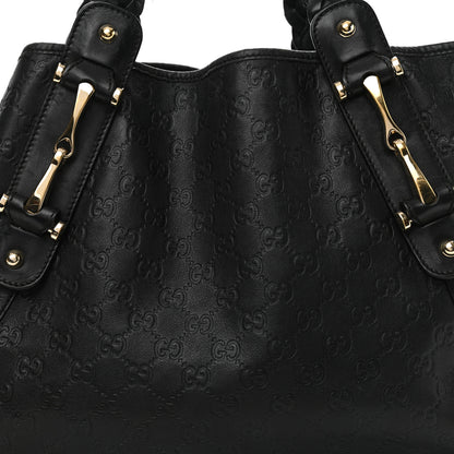 Gucci Guccissima Medium Pelham Shoulder Bag Black 8 of 14