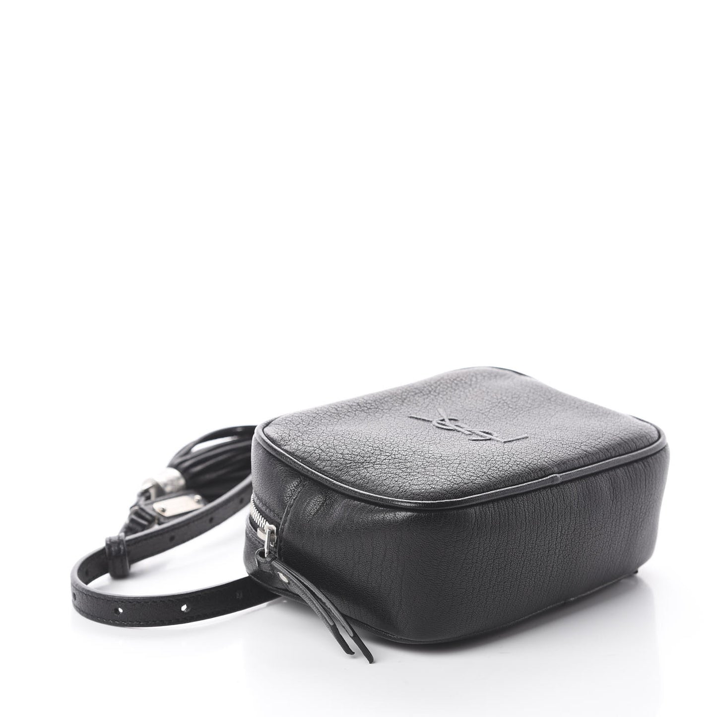 Lambskin Monogram Lou Belt Bag Black