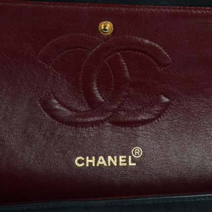 Chanel Lambskin Quilted Medium Double Flap Black 6 of 8