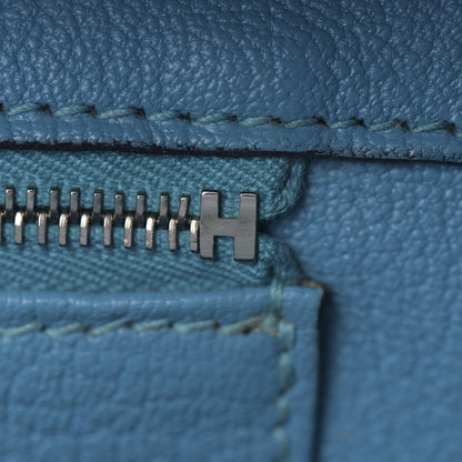 Hermes Taurillon Clemence Birkin 35 Turquoise 15 of 32
