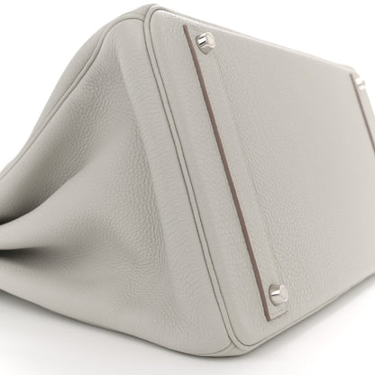 Hermes Togo Birkin 40 Gris Perle 9 of 11