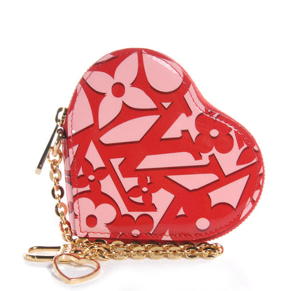 Louis Vuitton Patent Sweet Monogram Coeur Heart Coin Purse Pomme D'Amour 1 of 9