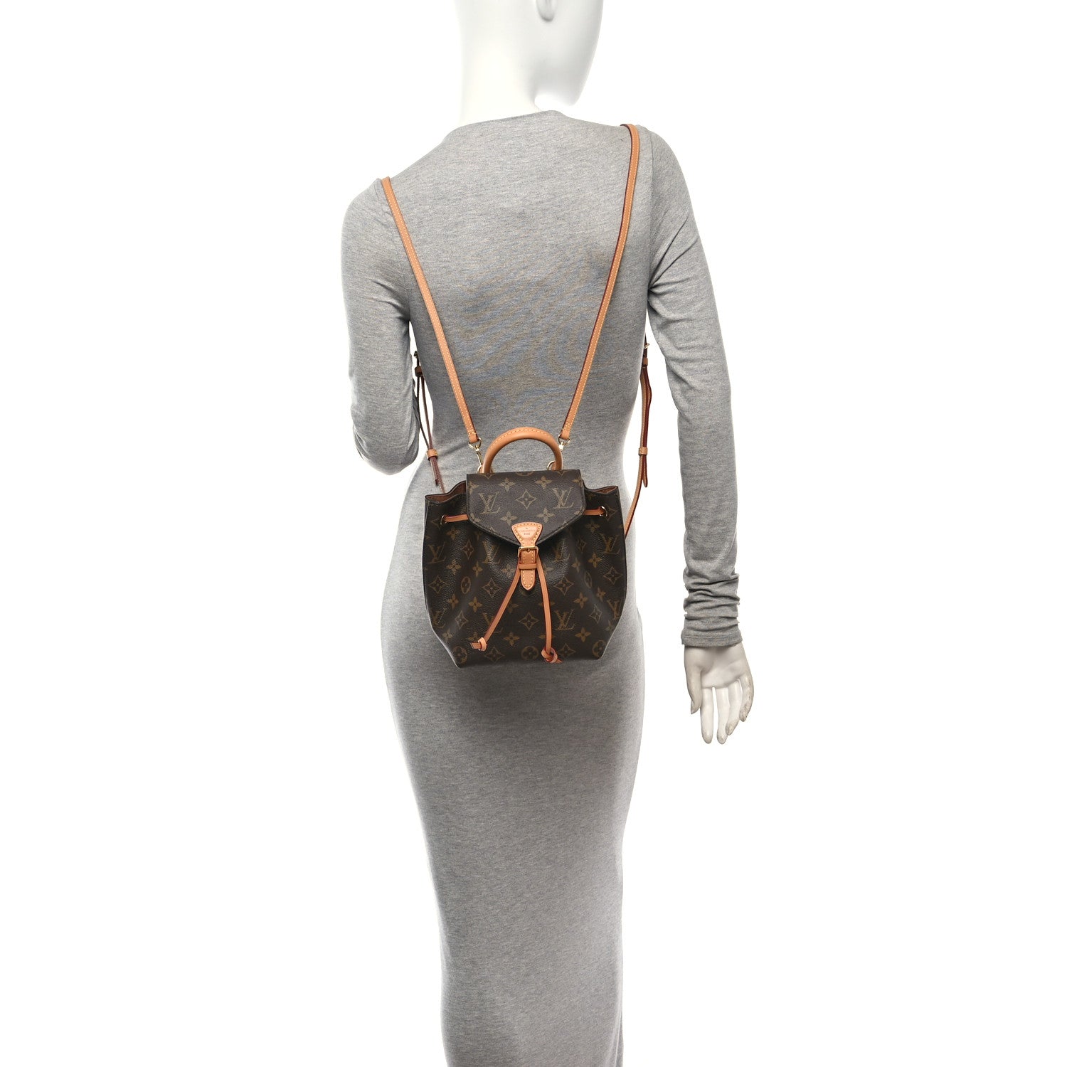 Louis Vuitton Monogram Montsouris BB Backpack Natural 2 of 10