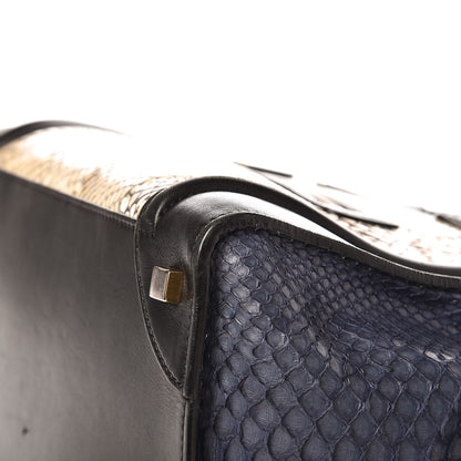 Celine Cobra Mini Luggage Black Navy Khaki 16 of 17