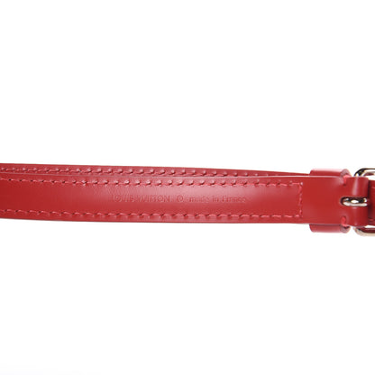 Louis Vuitton Calfskin 16mm Adjustable Shoulder Strap Red 4 of 5