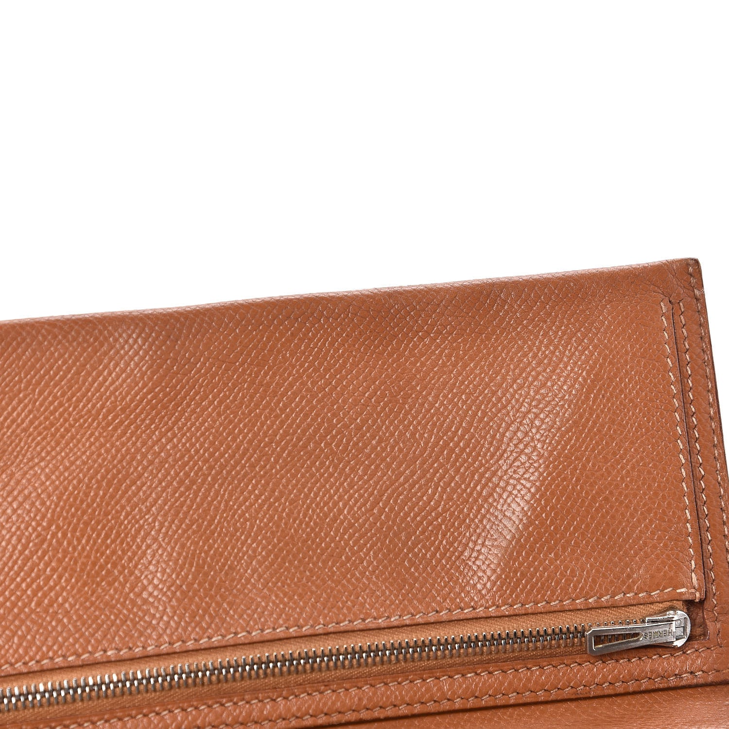 Hermes Epsom Bearn Gusset Wallet Gold 7 of 10