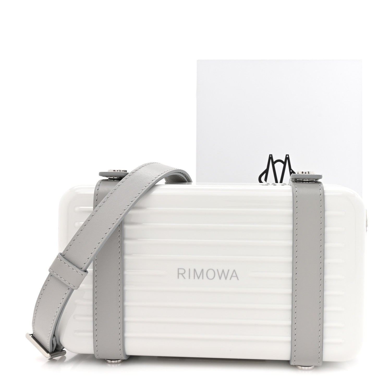 Rimowa Gloss Polycarbonate Personal Cross-Body Bag White Grey 11 of 11