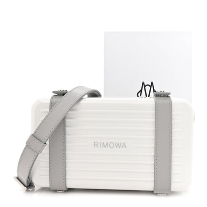 Rimowa Gloss Polycarbonate Personal Cross-Body Bag White Grey 11 of 11