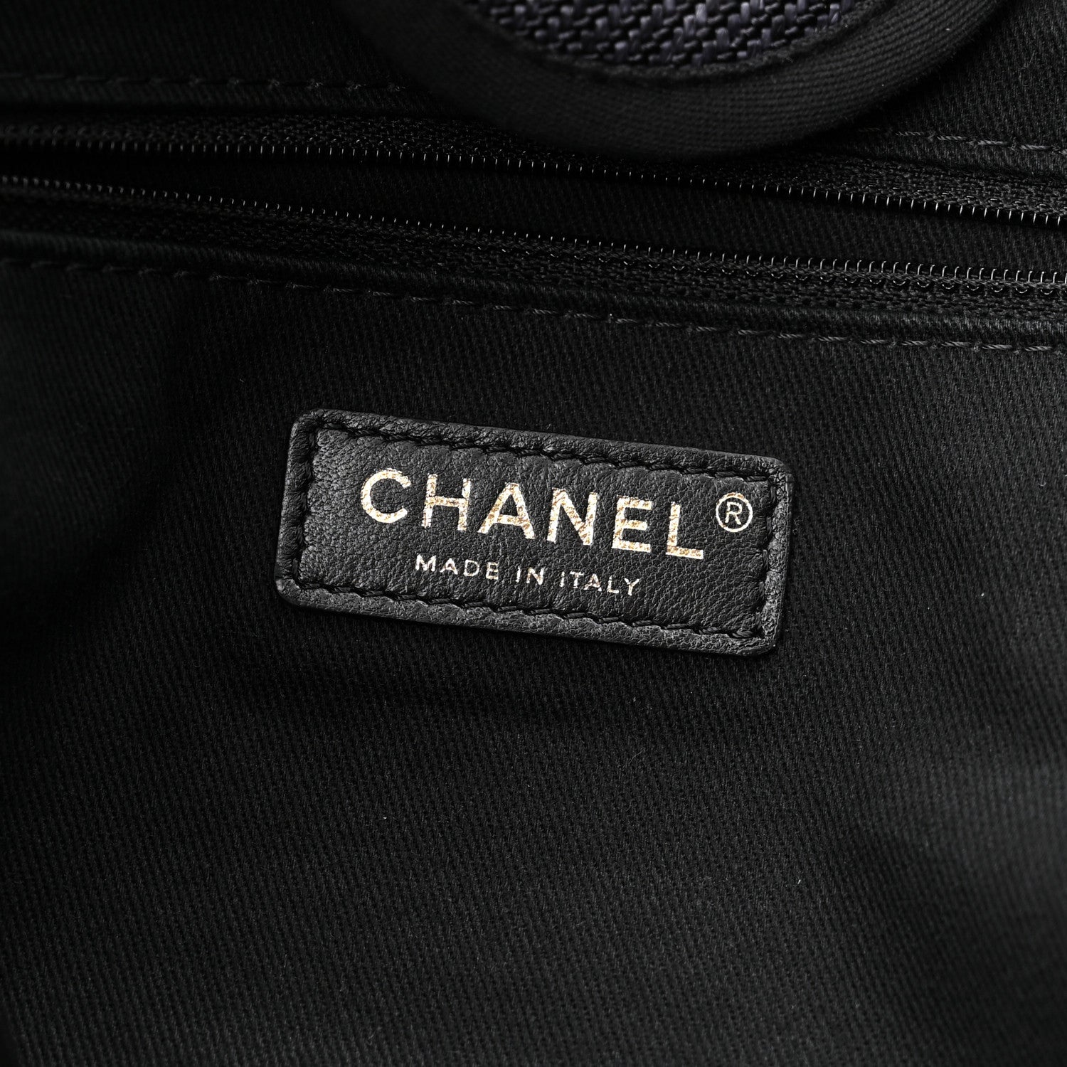 Chanel Canvas Medium Deauville Tote Black 6 of 10