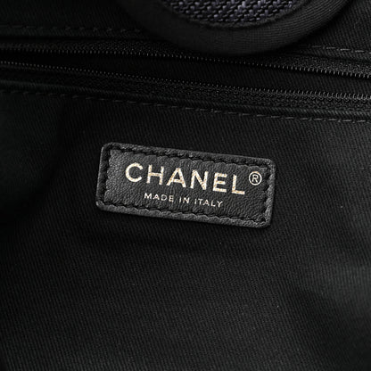 Chanel Canvas Medium Deauville Tote Black 6 of 10