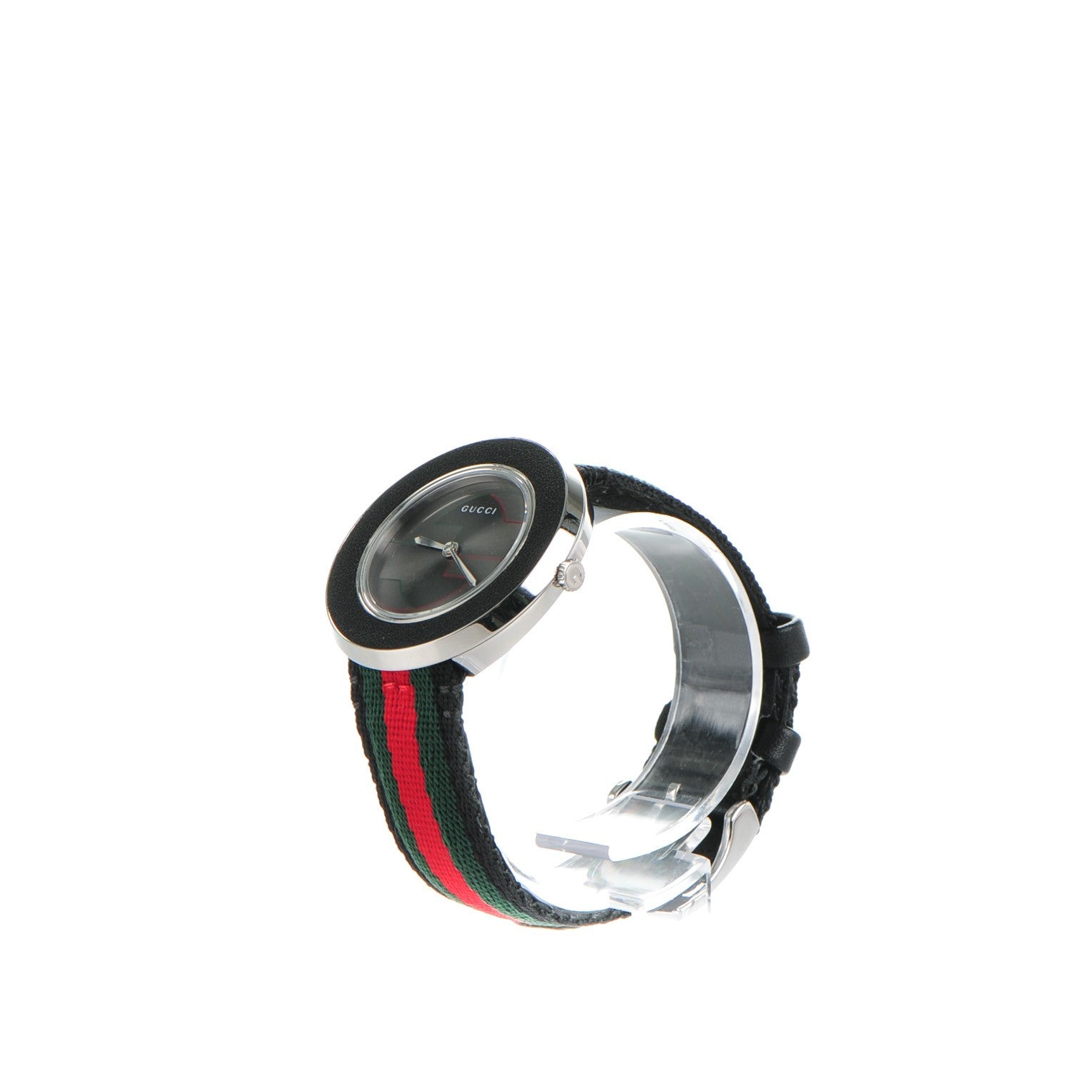 Gucci Stainless Steel Nylon 36mm U-Play Quartz Watch Black 3 of 9