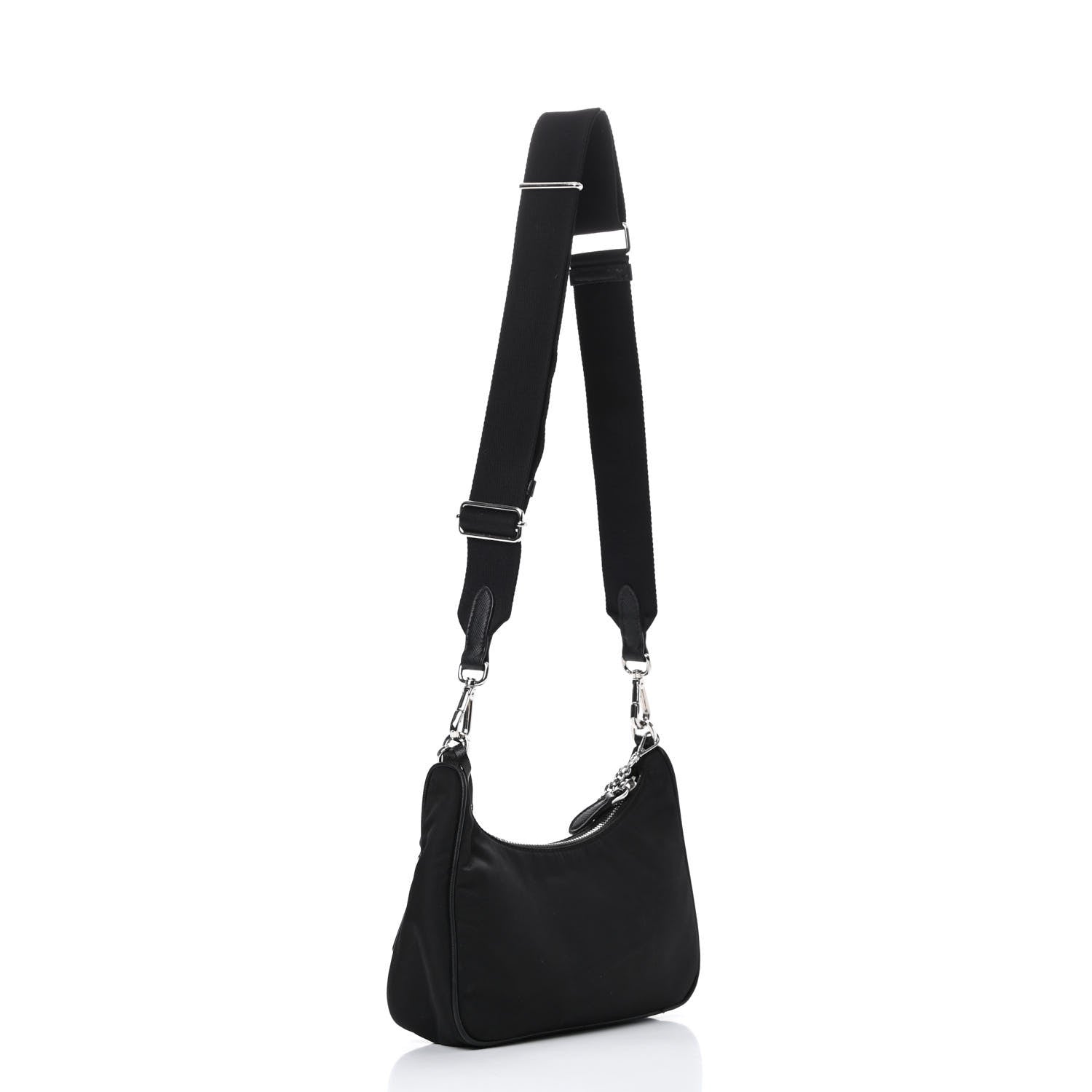 Prada Nylon Re-Edition 2005 Shoulder Bag Black 3 of 13