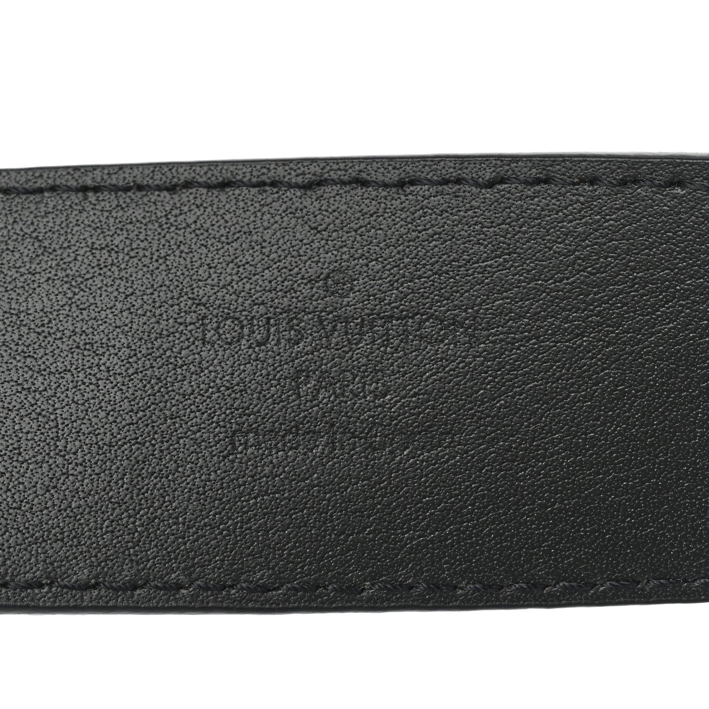 Calfskin 35mm LV New Wave Belt 80 32 Black