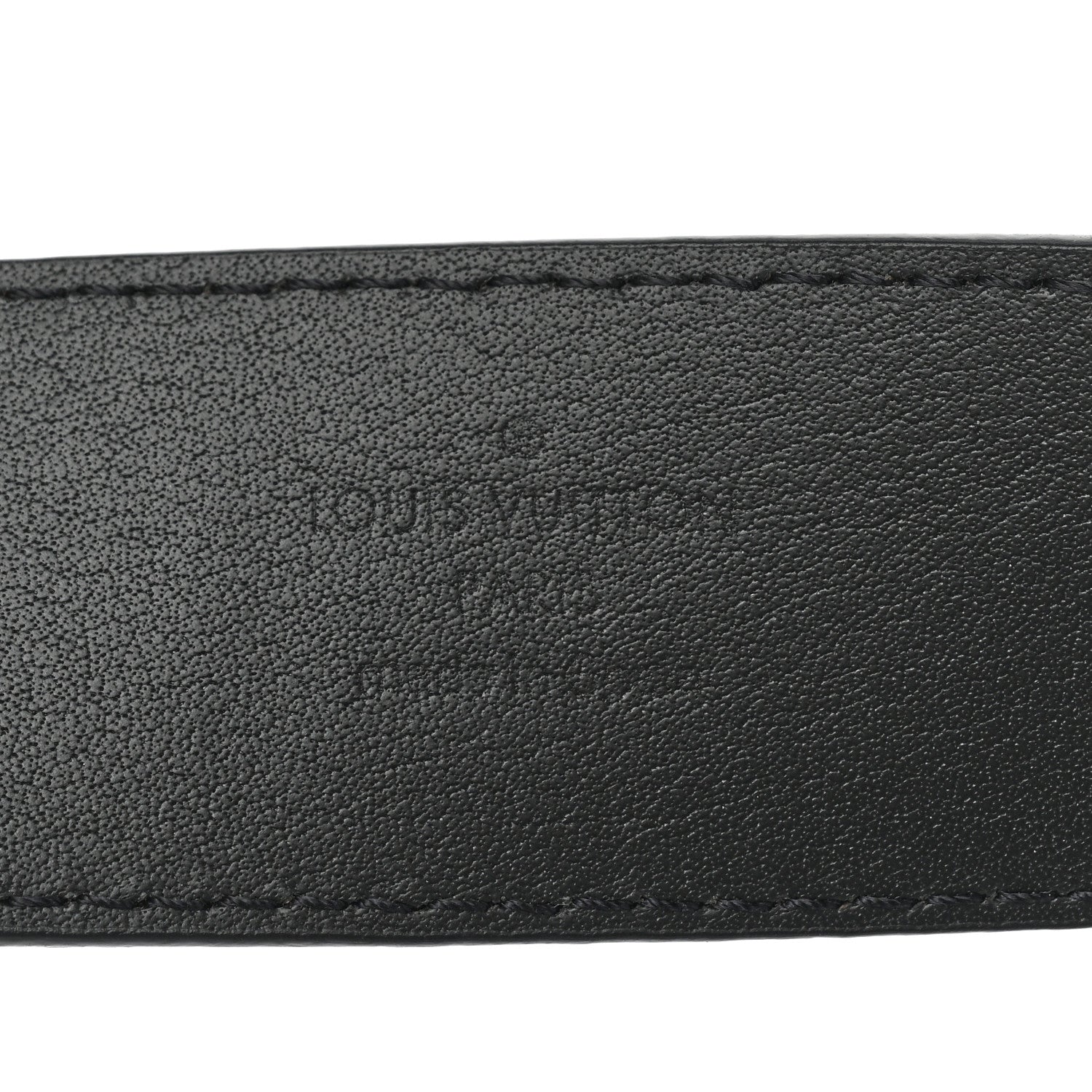 Louis Vuitton Calfskin 35mm LV New Wave Belt 80 32 Black 3 of 7