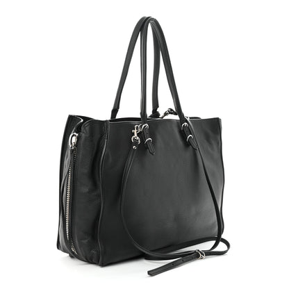 Balenciaga Veau Papier B4 Zip Around Tote Black 3 of 12