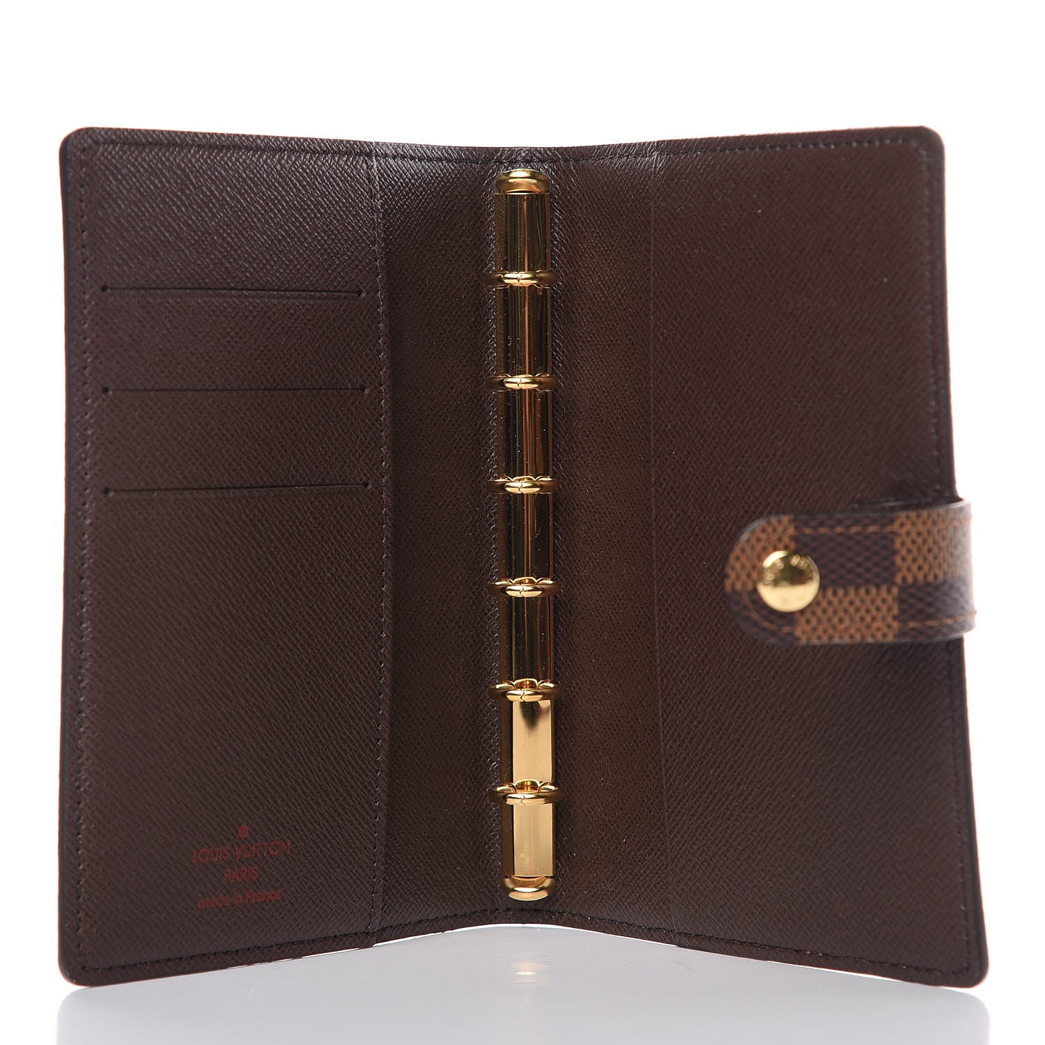 Louis Vuitton Damier Ebene Small Ring Agenda Cover 5 of 7