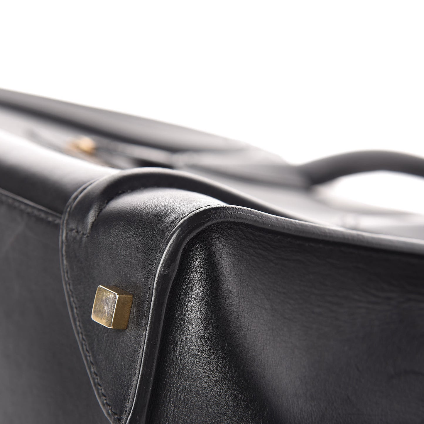 Smooth Calfskin Mini Luggage Black