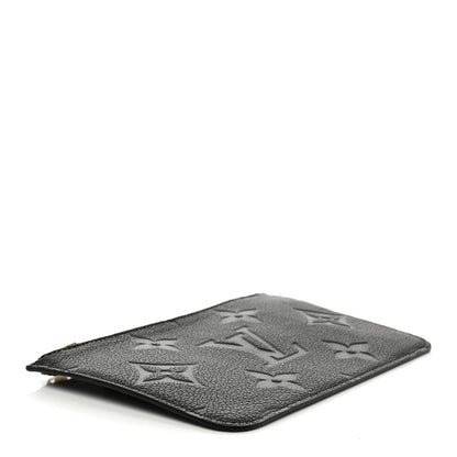 Louis Vuitton Empreinte Monogram Giant Neverfull MM Pochette Black 4 of 7