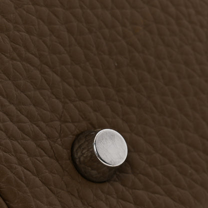 Hermes Taurillon Clemence Picotin Lock 22 MM Etoupe 12 of 12
