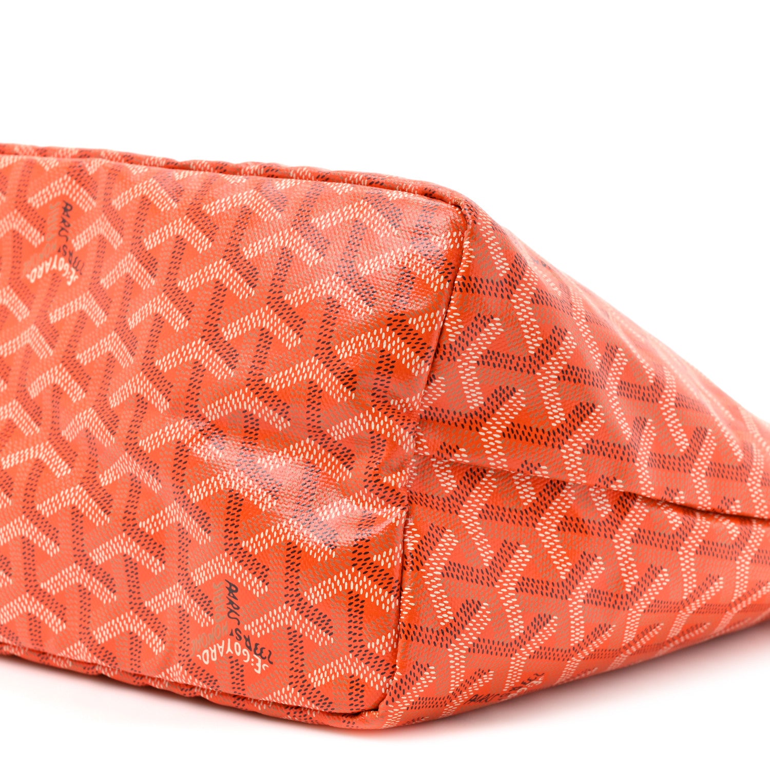 Goyard Goyardine Coeur Ruban Saint Louis PM Orange 10 of 11