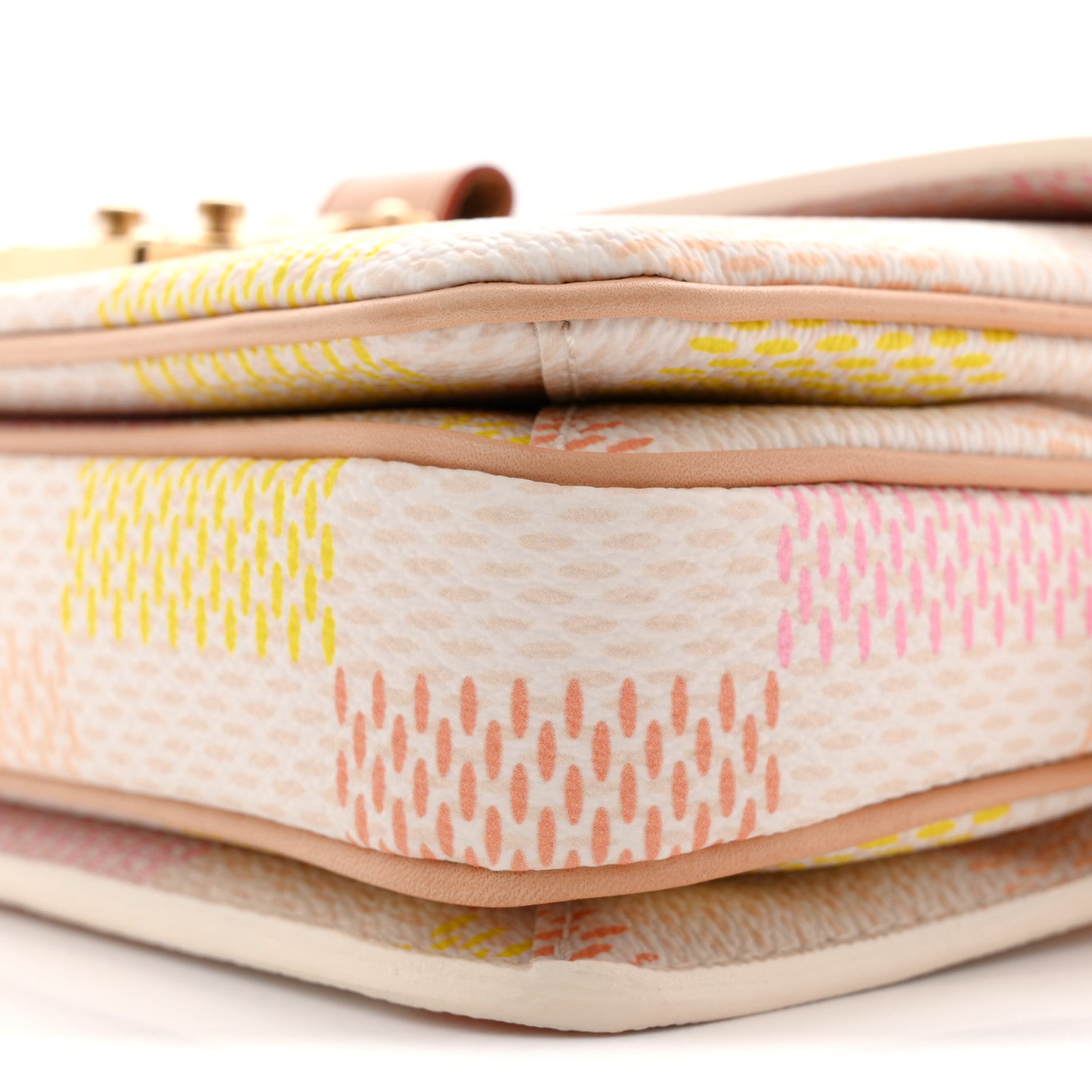 Louis Vuitton Damier Giant Pochette Metis East West Peach 9 of 10