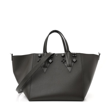 Christian Louboutin Calfskin Empire Spike Studded Small Cabachic Tote Rocket 1 of 10