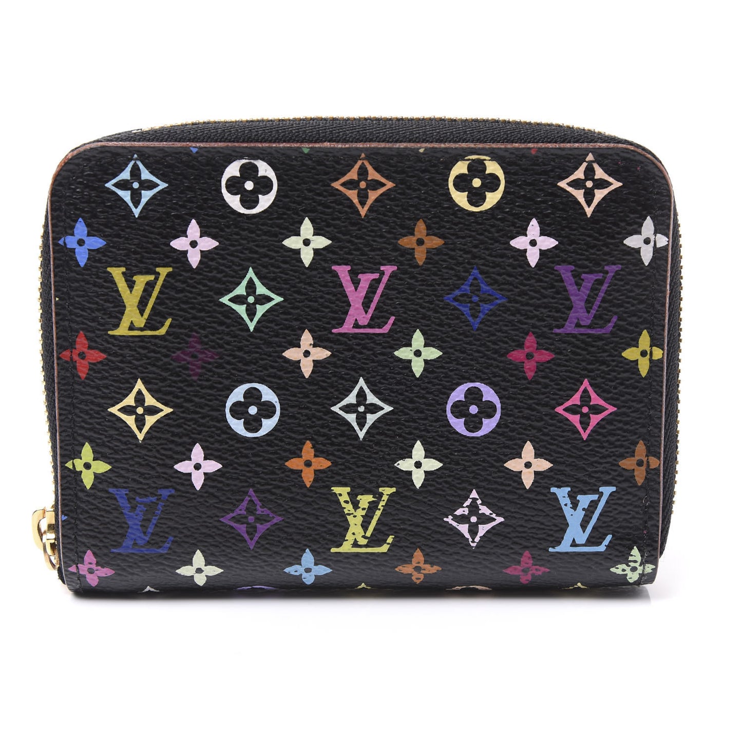 Monogram Multicolor Zippy Coin Purse Black Grenade