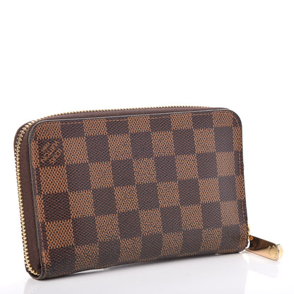 Louis Vuitton Damier Ebene Zippy Compact Wallet 3 of 9