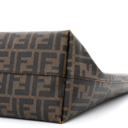Fendi Zucca Spalmati Medium Roll Tote Tobacco Moro 11 of 12