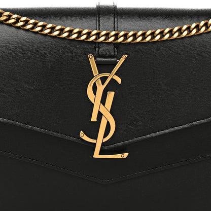 Saint Laurent Smooth Calfskin Monogram Sulpice Chain Wallet Black 7 of 9
