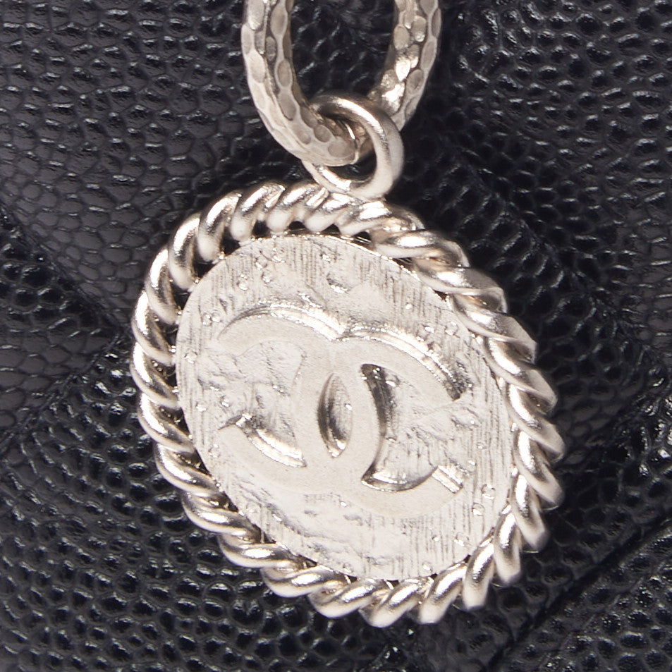 Chanel Caviar Quilted Medallion Tote Black 8 of 10