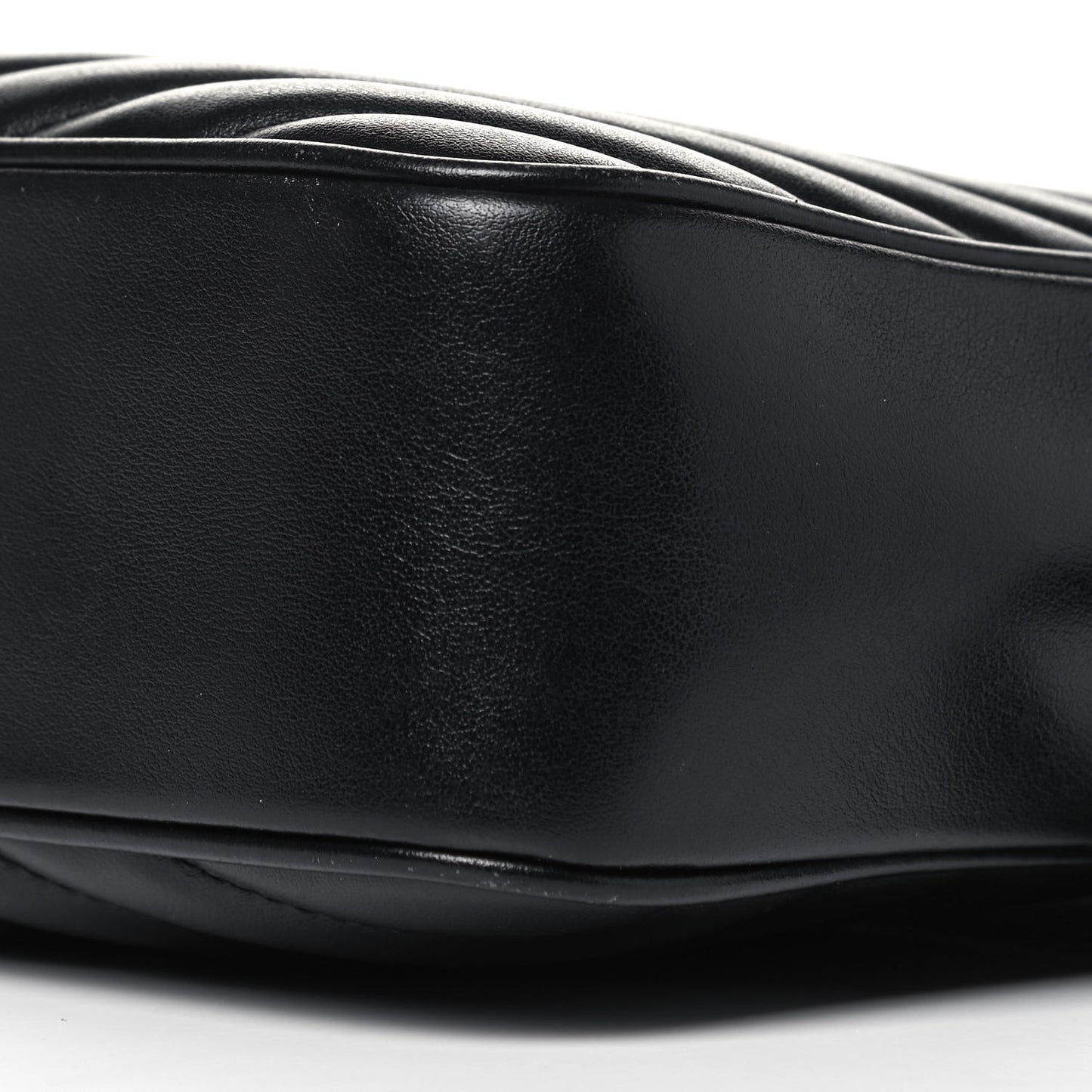 Calfskin Matelasse Monogram Lou Camera Bag Black