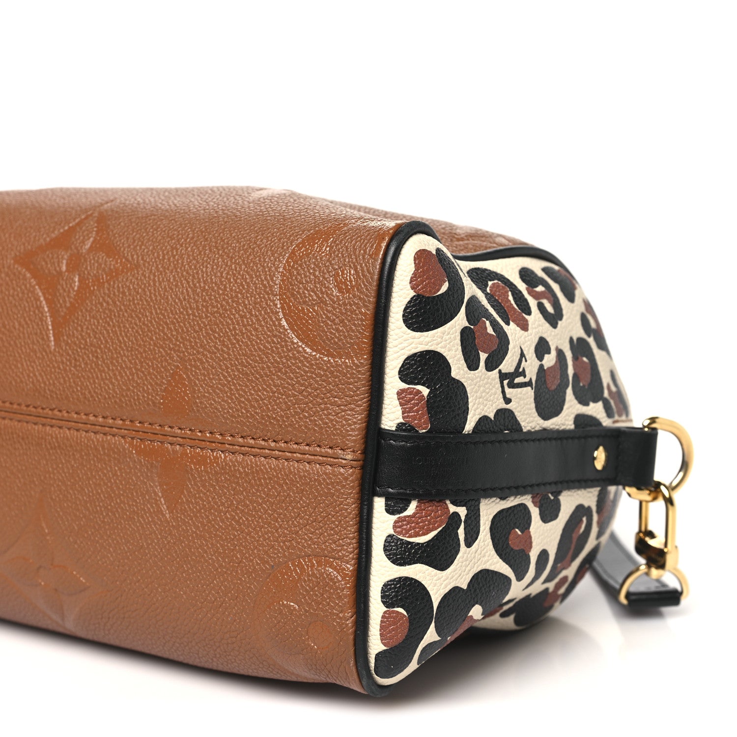 Louis Vuitton Empreinte Monogram Giant Wild At Heart Speedy Bandouliere 25 Caramel 9 of 9