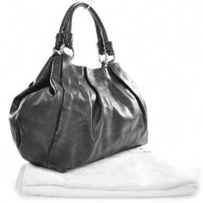 Prada Leather Satchel Nero Black 3 of 9