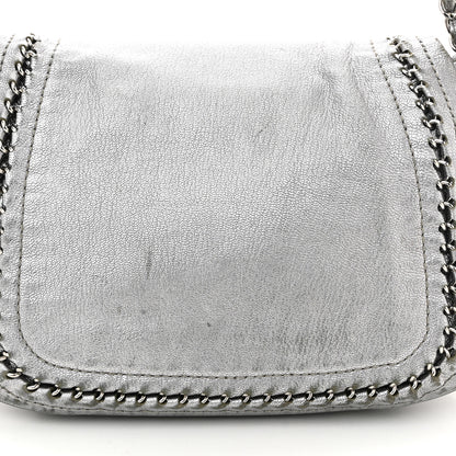 Chanel Metallic Deerskin Luxe Ligne Flap  Silver 11 of 12