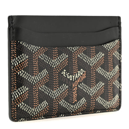 Goyard Goyardine Saint Sulpice Card Holder Black 3 of 11