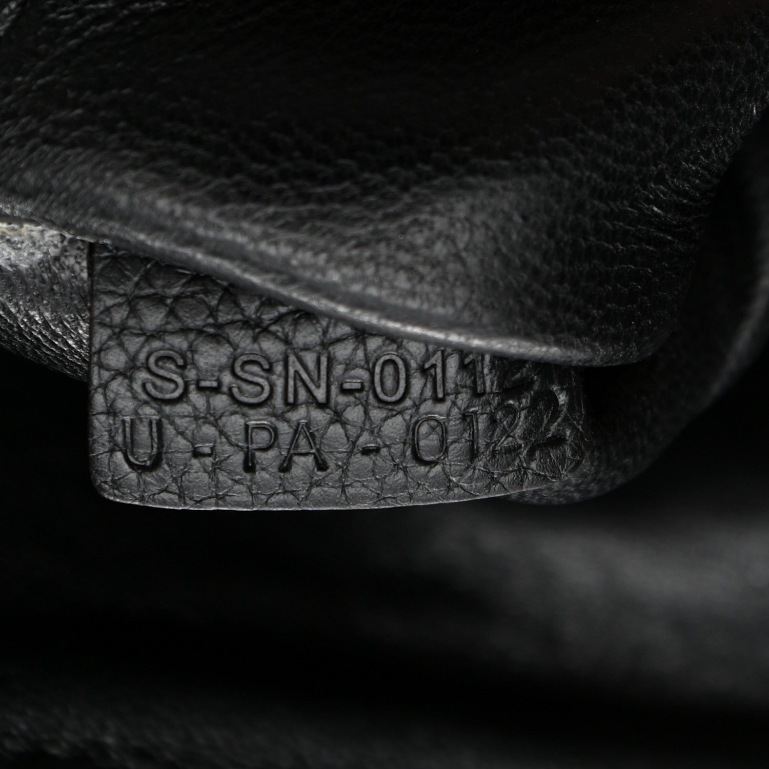 Celine Drummed Calfskin Suede Large Trapeze Black 7 of 11