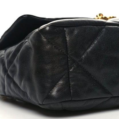 Chanel Lambskin Quilted Large Chanel 19 Flap Black 9 of 11