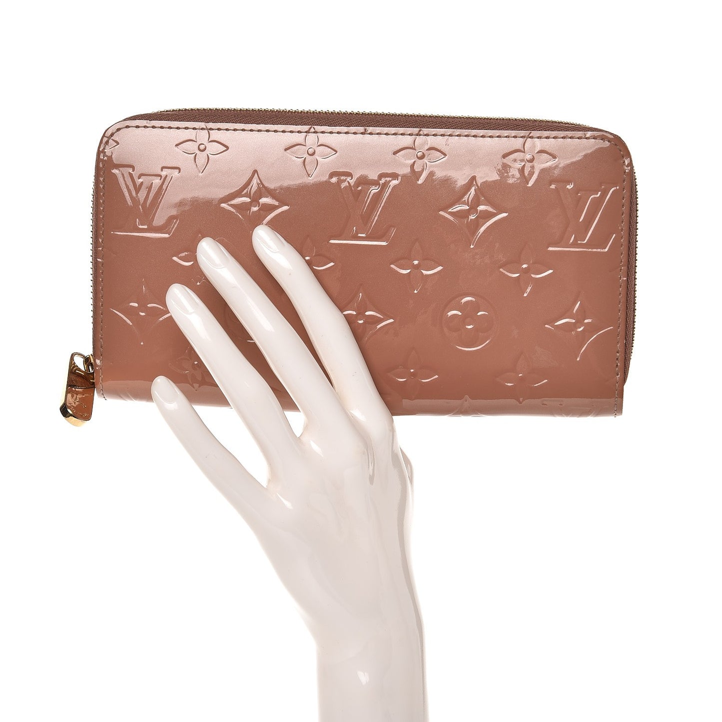 Vernis Zippy Wallet Rose Velours