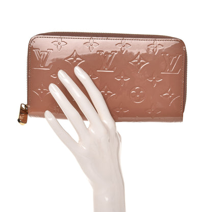 Louis Vuitton Vernis Zippy Wallet Rose Velours 2 of 10