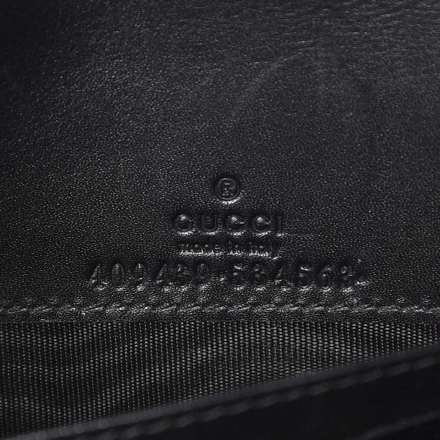 Gucci Calfskin Web Wallet with Strap Black 6 of 11