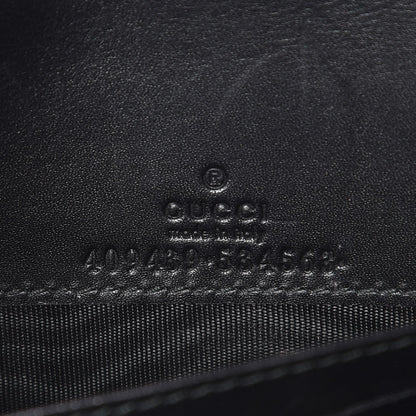 Gucci Calfskin Web Wallet with Strap Black 6 of 11
