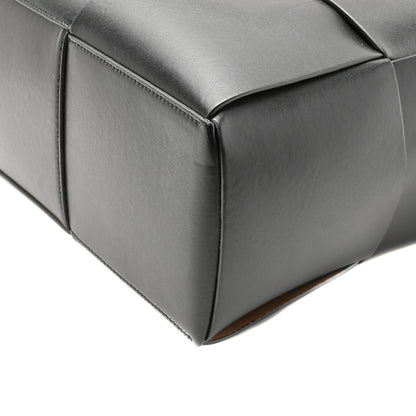 Bottega Veneta Calfskin Maxi Intrecciato Arco Briefcase Black 9 of 9